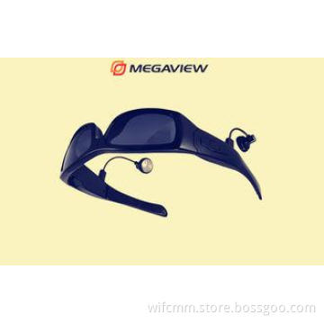Electronic 5MP Sports Camera Glasses With Bluetooth / Mobil